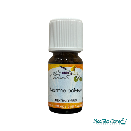 Huile Essentielle Menthe Poivrée tonifiante 10ml – Phytofrance L'ApoTea'Care