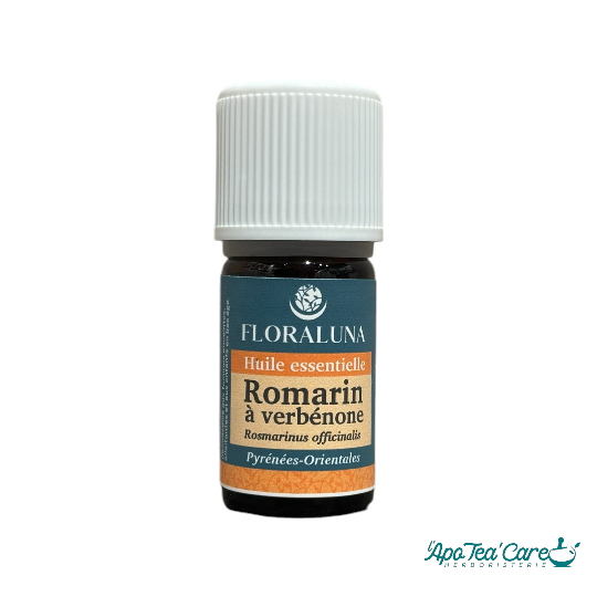 Huile Essentielle Romarin à Verbénone 5ml – Bio Pyrénées, Florale & Fraîche- L'ApoTea'Care Herboristerie