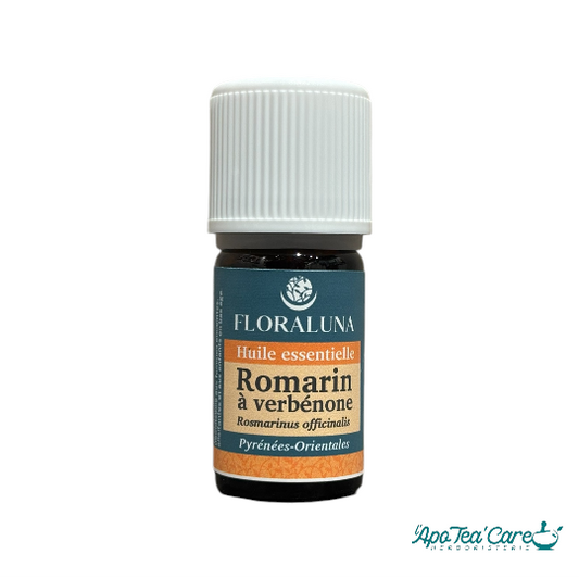 Huile Essentielle Romarin à Verbénone 5ml – Bio Pyrénées, Florale & Fraîche- L'ApoTea'Care Herboristerie