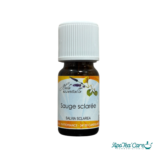 Huile Essentielle Sauge Sclarée 10ml – Équilibre & Détente Phytofrance L'ApoTea'Care