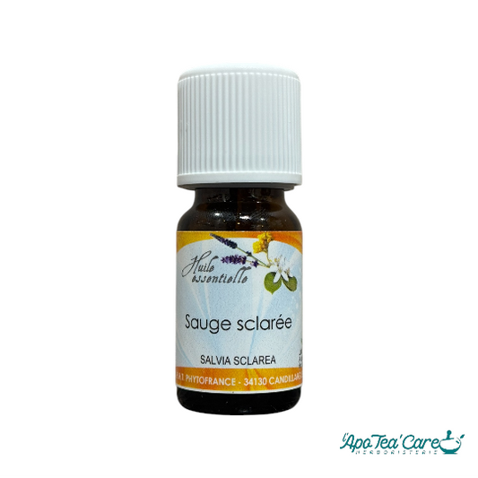 Huile Essentielle Sauge Sclarée 10ml – Équilibre & Détente Phytofrance L'ApoTea'Care