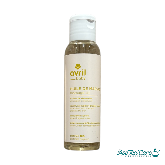 Huile de massage bébé Avril Cosmétiques Bio