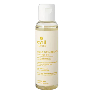 Huile de massage bébé Avril Cosmétiques Bio