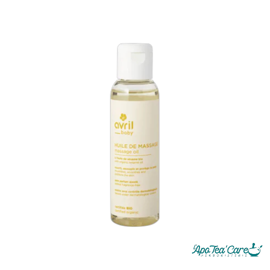 Huile de massage bébé Avril Cosmétiques Bio