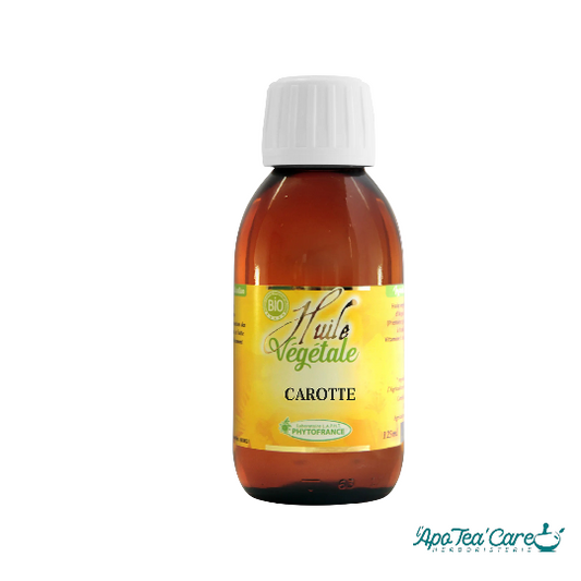 Huile Végétale de Carotte Bio 125ml Phytofrance