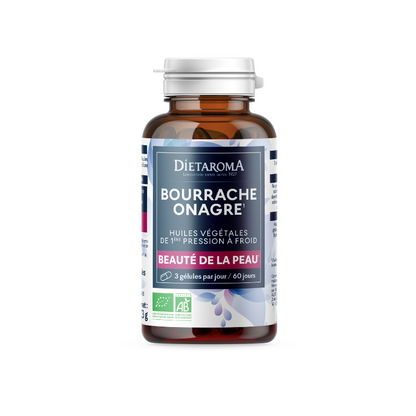 Huile de Bourrache Onagre 180 Gélules Dietaroma