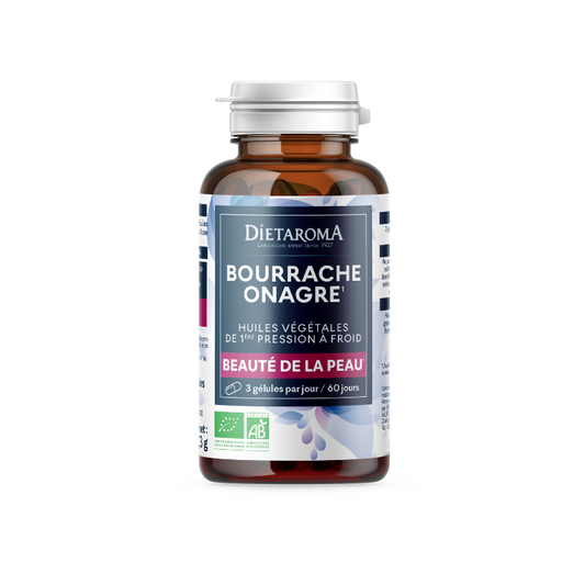 Huile de Bourrache Onagre 180 Gélules Dietaroma