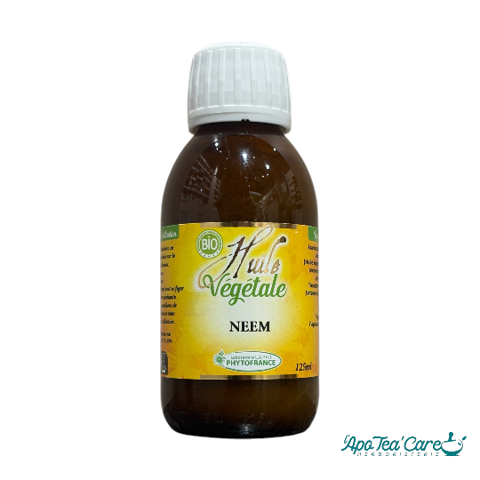 Huile Végétale Neem Bio - Purifiante - L'ApoTea'Care herboristerie 