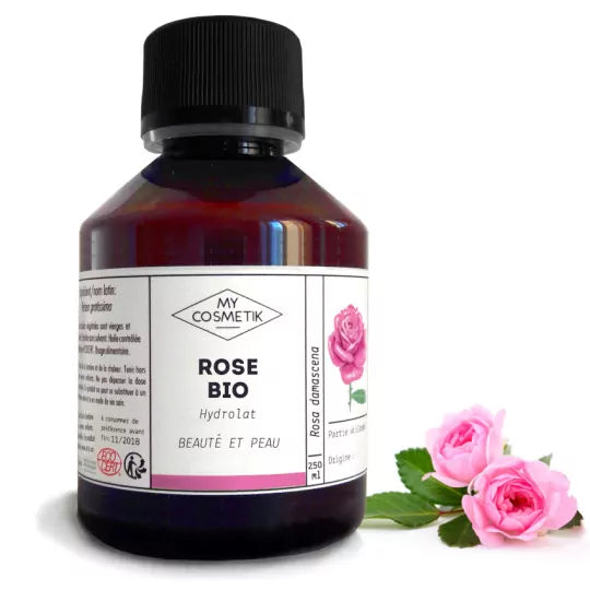 Hydrolat de Rose biologique - Volume : 50 ml