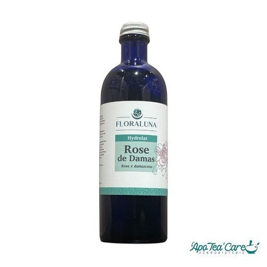 Hydrolat de Rose de Damas Maroc 200ml Floraluna – eau florale 100% pure apaisante et tonifiante L'ApoTea'Care