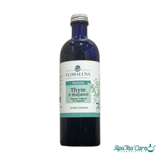 Hydrolat Thym Thujanol pour les voies respiratoires et gorge - Floraluna - L'apoTea'Care