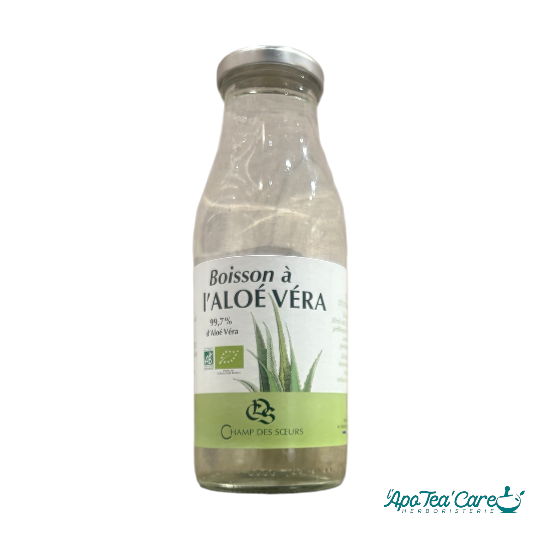 Boisson aloé véra bio 500ml Nature – Champ des Sœurs L'ApoTea'Care Herboristerie