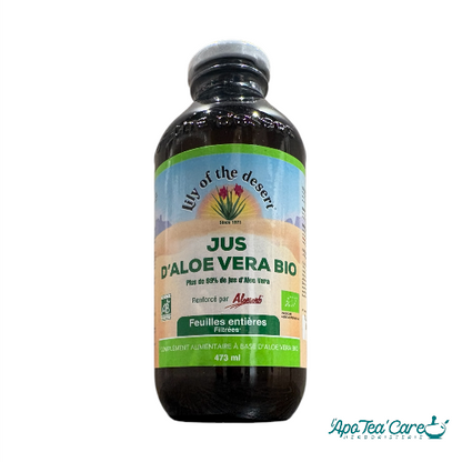 Jus Aloe Vera Bio 473ml - Digestion & Bien-être | Lily of the Desert