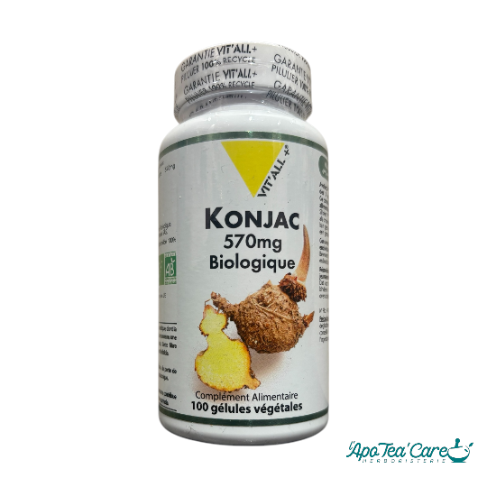 Konjac BIO 570mg – 60 Gélules - Satiété et Poids