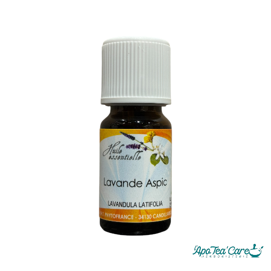 Huile Essentielle Lavande Aspic Bio 10ml – Peau & Cicatrisant Phytofrance - L'ApoTea'Care