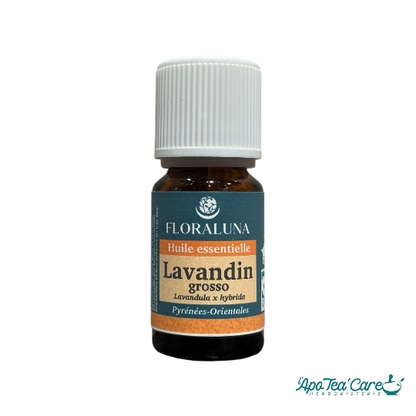 Huile essentielle de lavandin grosso Floraluna. Assainissante, favorise le sommeil -L'ApoTea'Care