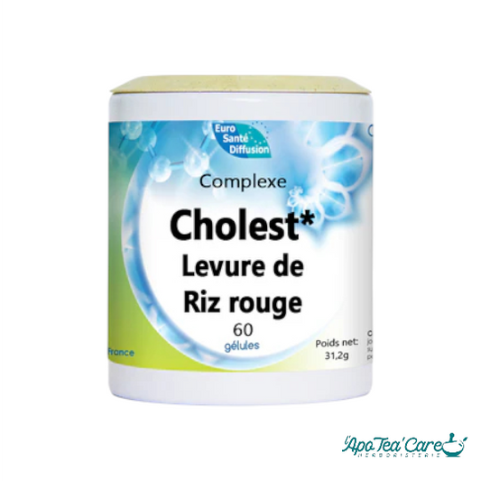 Complexe de Levure de Riz Rouge 60 Gelules