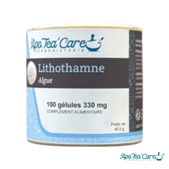 Lithothamne 100 gélules Reminéralisation et Équilibre Acido-Basique