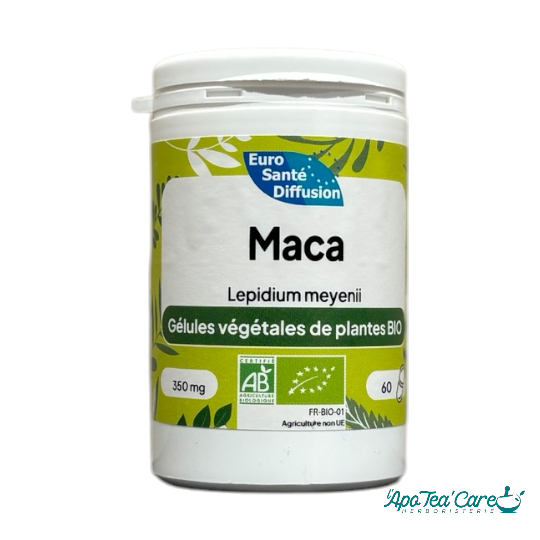 MACA Bio 350mg Boostez Votre Vitalité Naturellement 60 Gélules