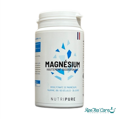 Magnésium Taurine B6 60 Gélules - Fatigue, Stress & Muscles L'ApoTea'Care