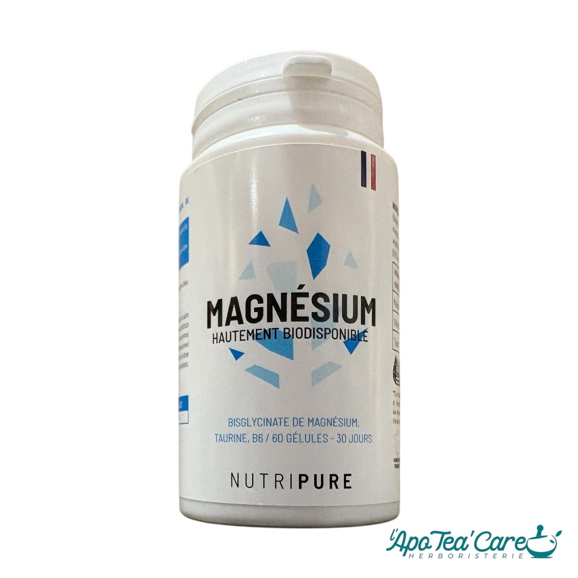 Magnésium Taurine B6 60 Gélules - Fatigue, Stress & Muscles L'ApoTea'Care