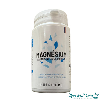 Magnésium Taurine B6 60 Gélules - Fatigue, Stress & Muscles L'ApoTea'Care
