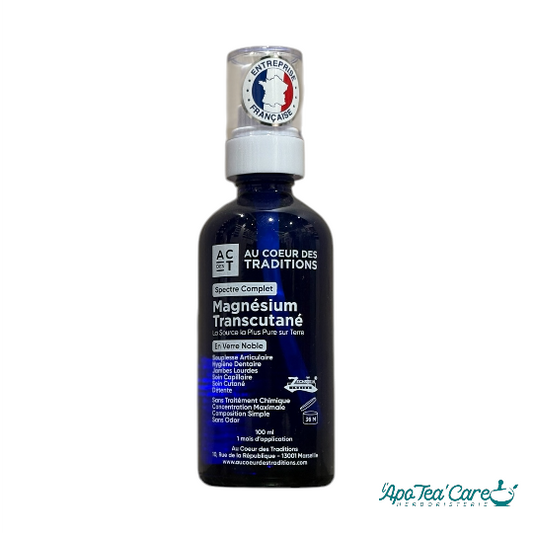 Magnésium Transcutané 100ml Absorption Optimale par la Peau