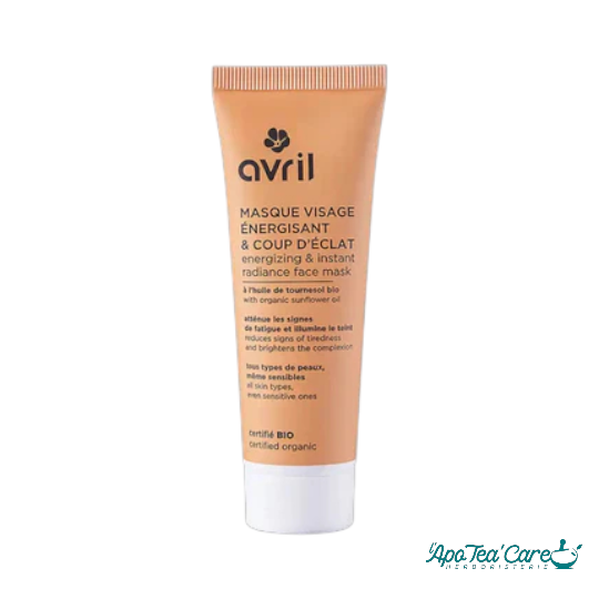 Masque visage énergisant & coup d’éclat Avril Cosmétiques Bio