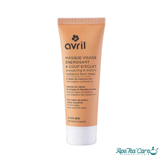 Masque visage énergisant & coup d’éclat Avril Cosmétiques Bio