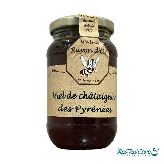 Miel de chataignier des Pyrénées - plaisir gourmand - épicerie fine - L'ApoTea'care 