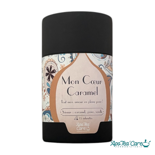 Savoureuse Mon Coeur Caramel en tube 15 infusettes