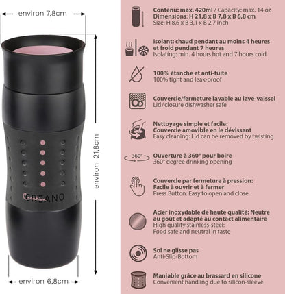 Creano Mug de voyage Creano Design 420ml