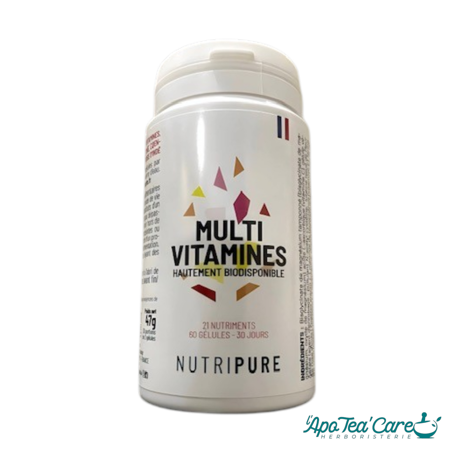 Multivitamines 60 Gélules Nutripure - L'ApoTea'care Herboristerie