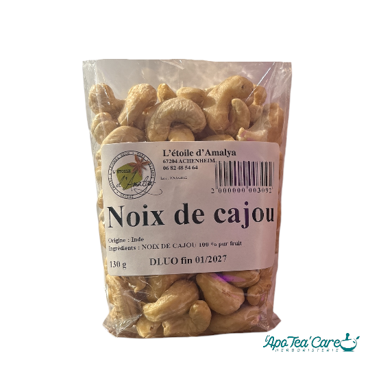 Noix de Cajou Grillées Premium 130g - Encas Sain et Nutritif