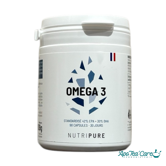 Oméga 3 végétal Nutripure – santé cardiovasculaire | L'ApoTea'Care