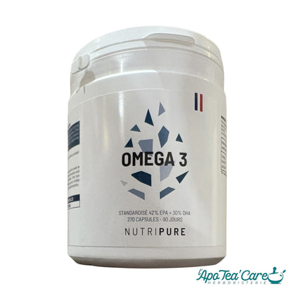 Omega 3 Nutripure 270 capsules - L'ApoTea'Care