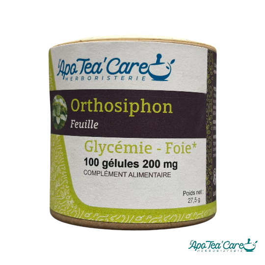 Orthosiphon 100 gélules – drainage et confort urinaire | L'ApoTea'Care