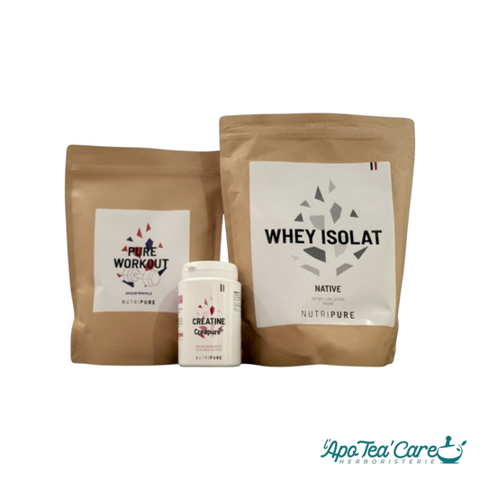 Pack Prise de Masse Nutripure – Whey Isolate Native + Créatine Creapure + Pure Workout