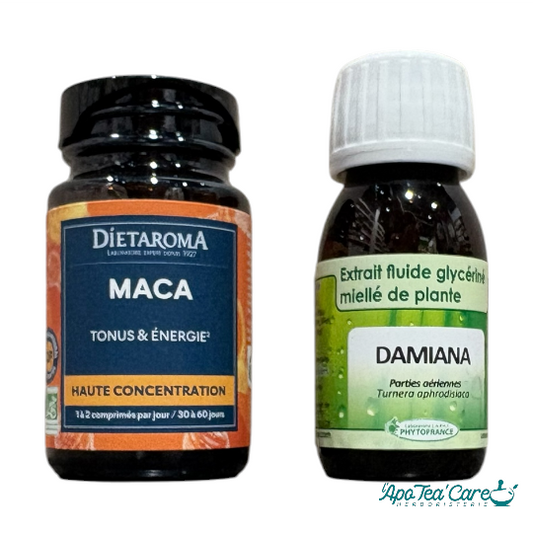 Pack Vitalité - Maca Bio & Damiana Bio Boostez - Votre Vitalité et Votre Libido Naturellement