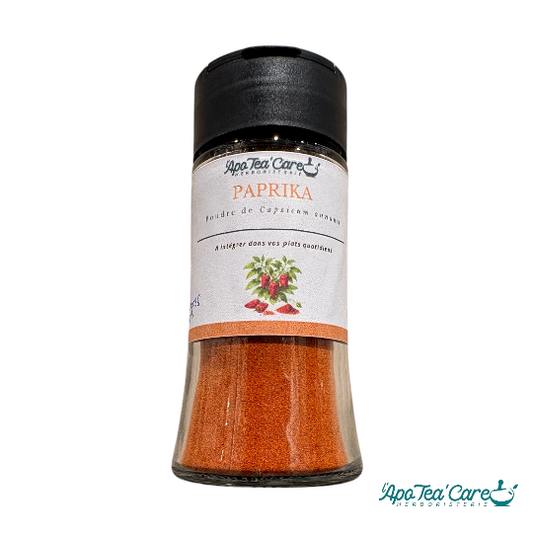 Paprika Poudre Premium Saupoudreur 45g - Couleur Vibrante