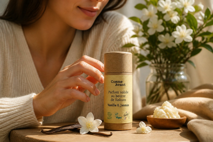 Parfum solide au beurre de kokum -  Comme Avant