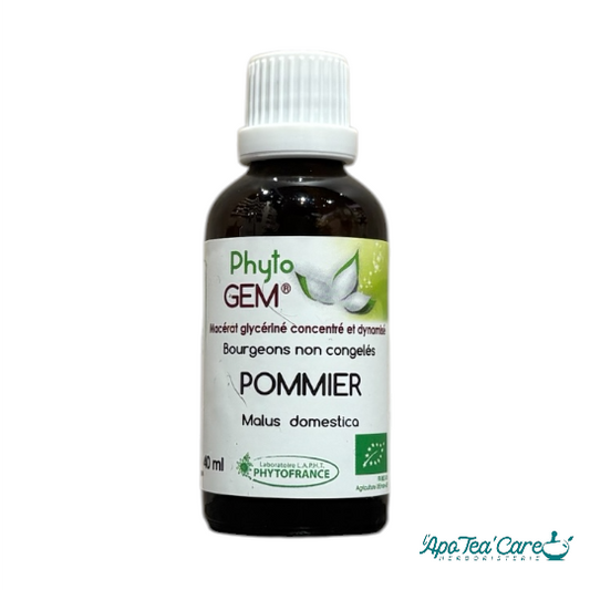 Macérat Phyto’gem Concentré de Bourgeons Pommier BIO 40ml Détox et Vitalité