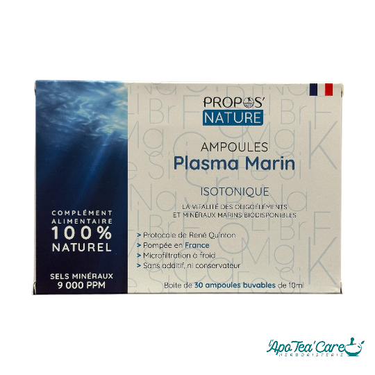 Plasma Marin Quinton - Oligo éléments - L'ApoTea'Care