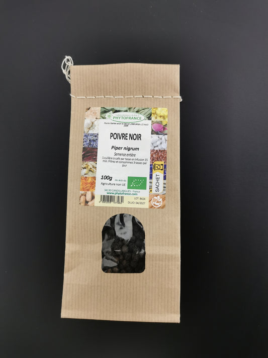 Poivre Noir Semence Entière Bio
