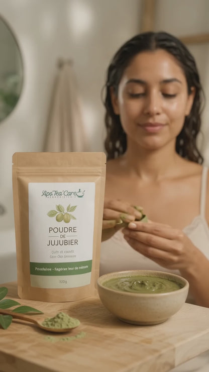 Poudre de Sidr – Jujubier | Soin naturel des cheveux