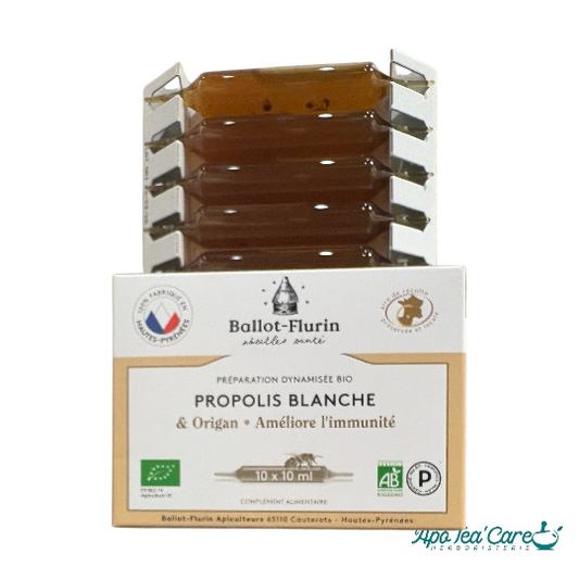 Préparation dynamisée Propolis Blanche et Origan 100 ml bio Ballot Flurin