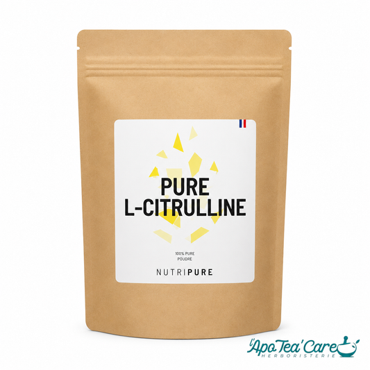 L-Citrulline pure en poudre 220g Nutripure – complément alimentaire sport pour performance et récupération musculaire - L'ApoTea'care
