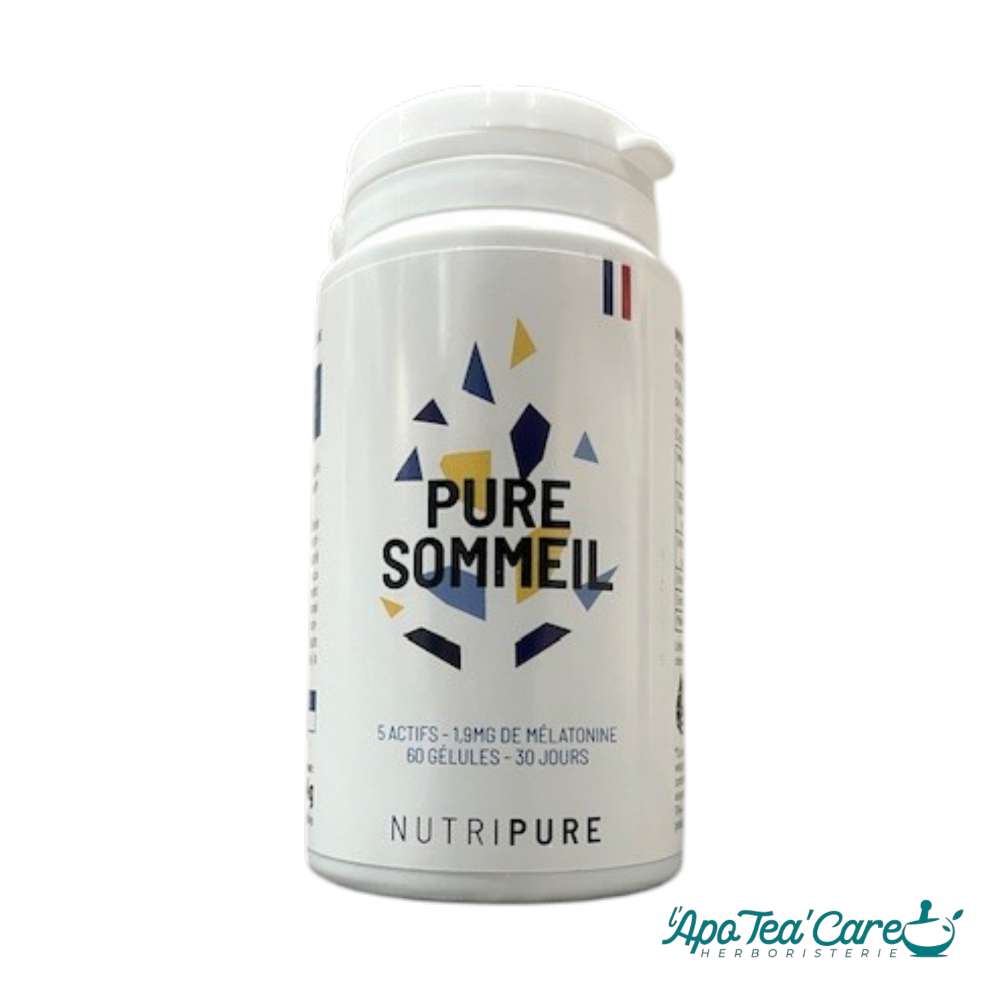 Pure Sommeil 60 gélules Nutripure – Pot complément sommeil naturel | L'ApoTea'Care