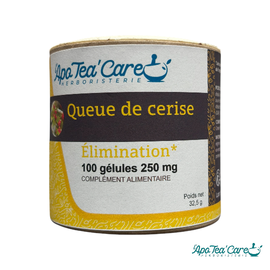 Queue de cerise - Pédoncule Fructifère Rouge 100 gélules Drainage et Élimination Naturelle