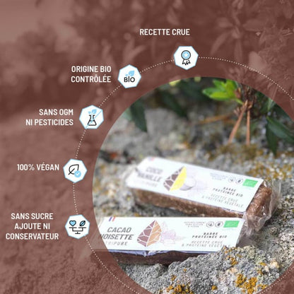 Raw Barre Bio Cacao Noisettes